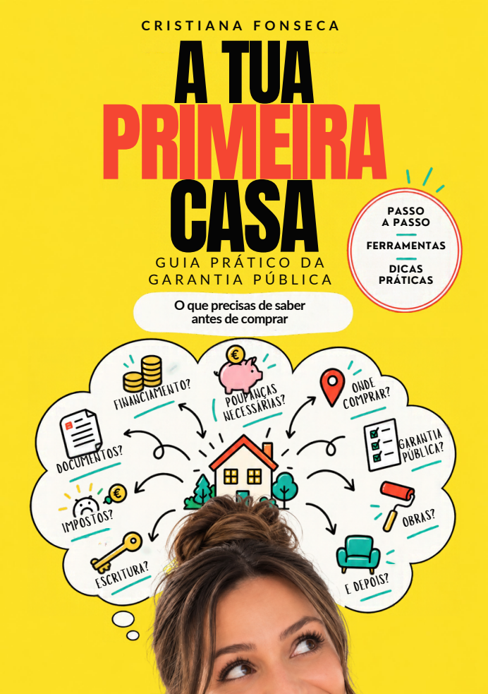 Capa do ebook A tua primeira casa, de Cristiana Fonseca